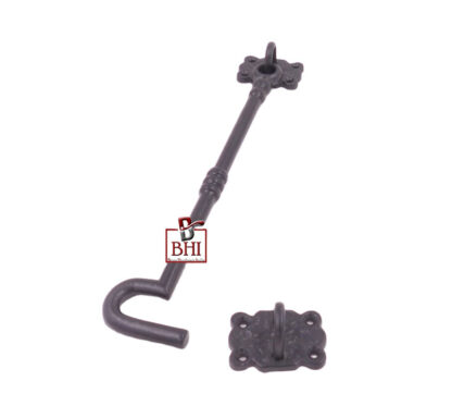 Cast Iron Cabin Hook 250mm #1245 Black Finish - Image 5