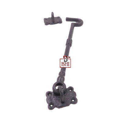 Cast Iron Cabin Hook 250mm #1245 Black Finish - Image 6
