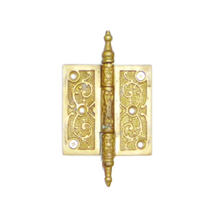 Brass American Decorative Door Hinge 88mm #1350 (Set of 4 Pcs)