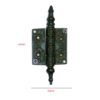 Cast Iron American Decorative Door Hinge 50mm #1362 (Set of 4 Pcs) - Image 2