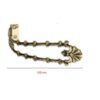 Brass Drapery & Curtain Tie Holdbacks Filgree Design 105mm  # 1462 - Image 2