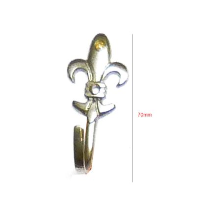 Brass Curtain Tie Hook 70mm #1476 - Image 2
