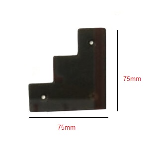 Cast Iron Corner Mini Strap 75mm #1496 - Image 2