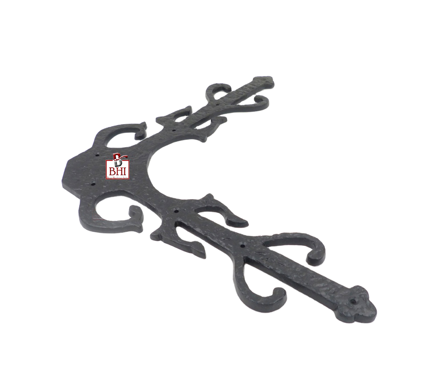 Cast Iron Corner Strap Fancy 350mm #1497 - Image 3