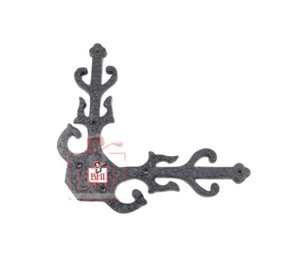 Cast Iron Corner Strap Fancy 200mm #1498 - Image 4