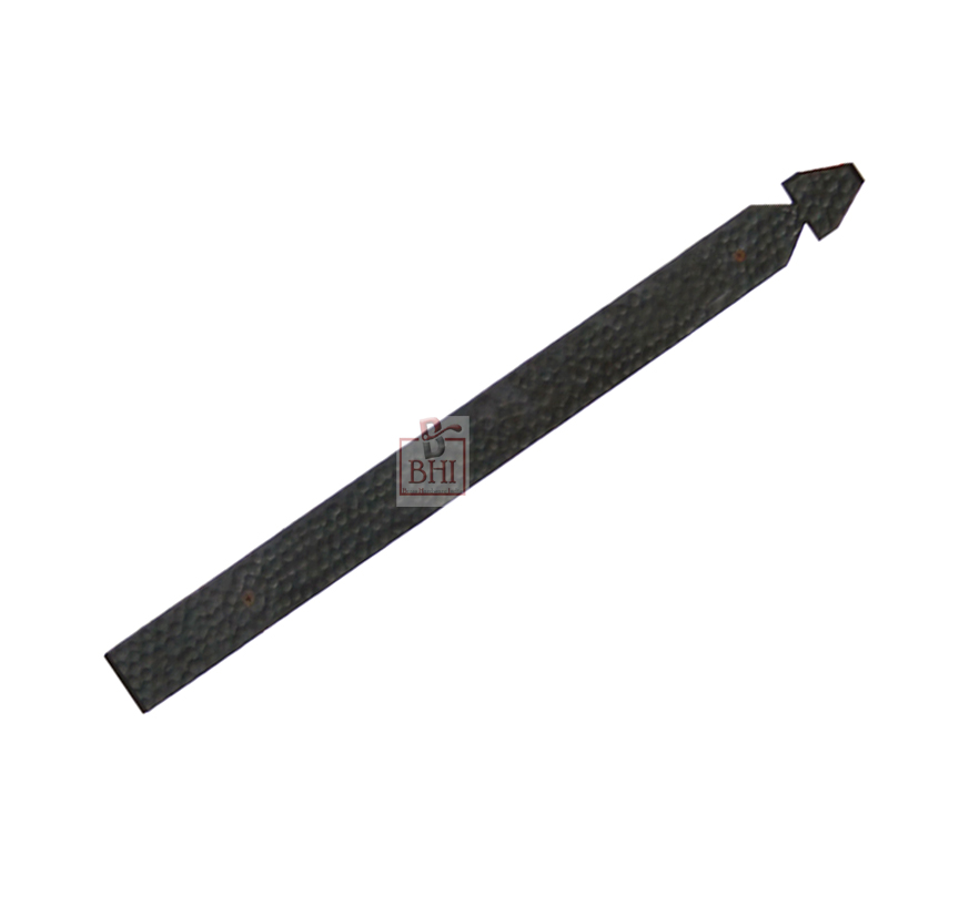 Forged Iron Door Strap Décor Arrow 610mm #1521