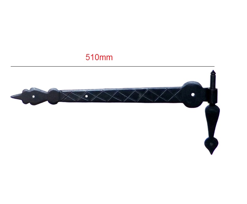 Hand Forged Iron Hinge On Pin Hook 510mm #1537 - Image 2