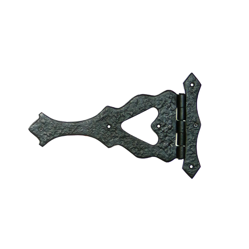 Cast Iron Door Hinge Heart 300mm #1652