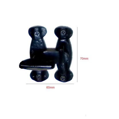 Cast Iron Fastener 70mm #2581 Black Finish - Image 2