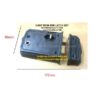 Cast Iron Rim Latch Only With Brass Fitting (Brass / Beehive Knob Optional ) - 175mm #2668 - Image 2