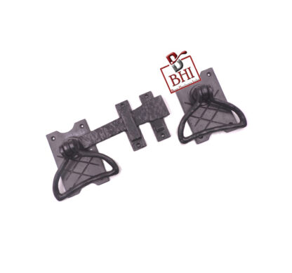 Cast Iron Heavy Gate Latch HR Ring Set 215mm #2672 - Image 4