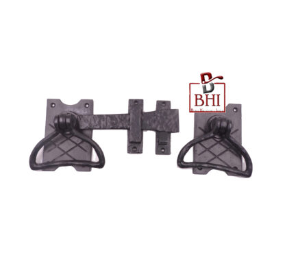 Cast Iron Heavy Gate Latch HR Ring Set 215mm #2672 - Image 6
