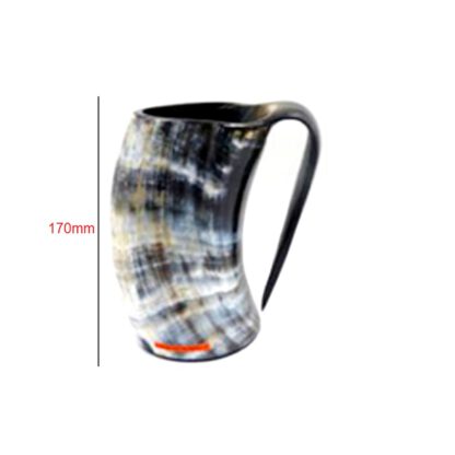 Horn Drinking Mug For Vine / Bear 170mm #2874 - Image 2