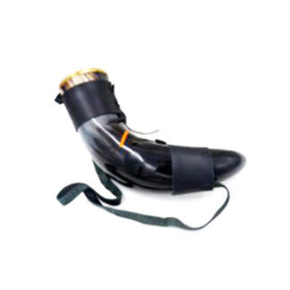 Horn Drinking Mug For Vine / Bear With Decorative Leather Holder 350mm #2896