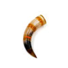 Horn Drinking Mug For Vine / Bear With Decorative Leather Holder 250mm #2898