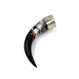 Horn Drinking Mug For Vine / Bear With Horn Stand (Optional) 300mm #2908