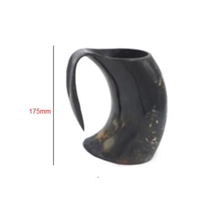 Horn Drinking Mug For Vine / Bear 175mm #2909 - Image 2