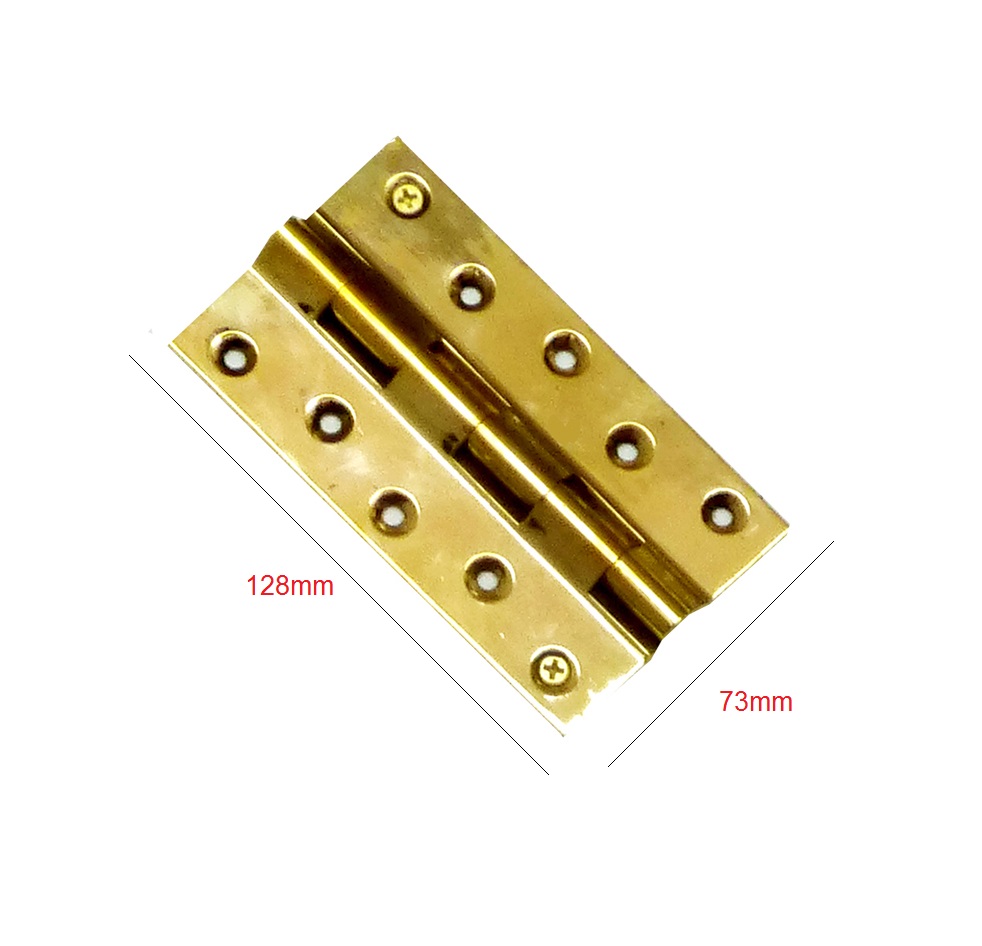 Brass Hinge 128mm #2952 (Set of 4 Pcs) - Image 2