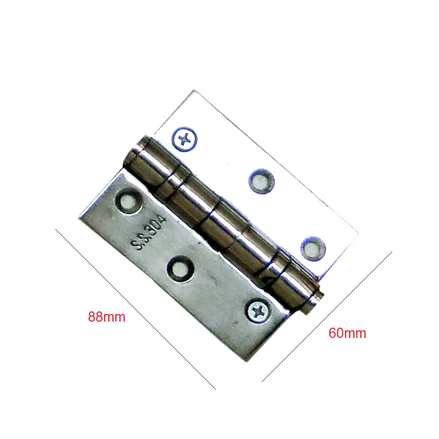 Steel Hinge 80mm #2964 (Set of 4 Pcs) - Image 2