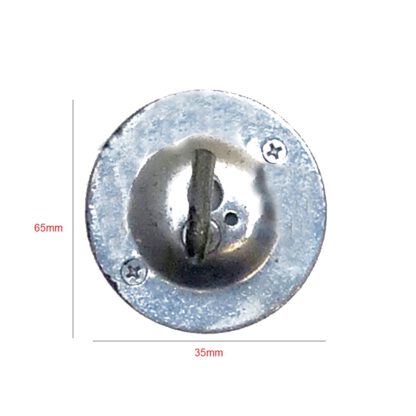 Sheet Iron Hook Plate 65mm #2989 - Image 2