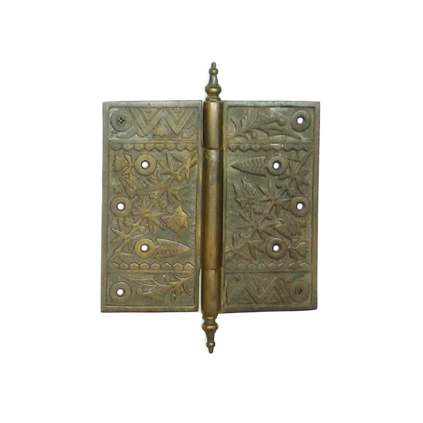 Brass American Decorative Door Hinge Large Heavy 155mm #3088 (Set of 4 Pcs)