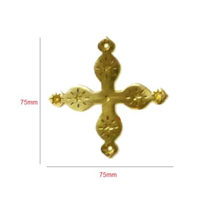 Brass Corner / Plate 75x75mm #3115 - Image 2