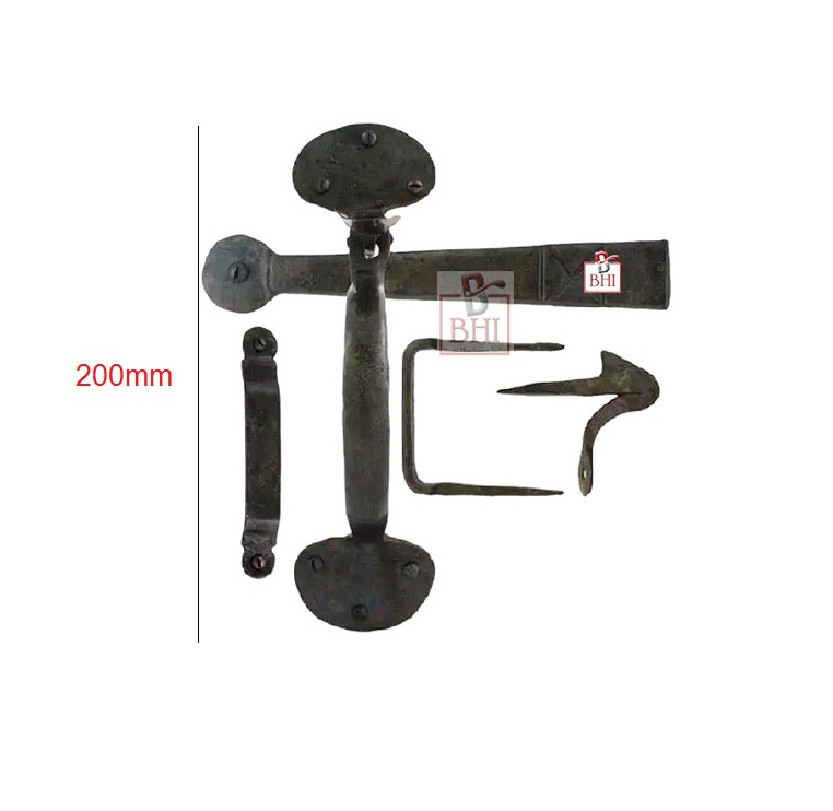 Hand Forged Thumb Latch 200mm #3142 - Image 2