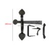 Hand Forged Thumb Latch 200mm #3143 - Image 2