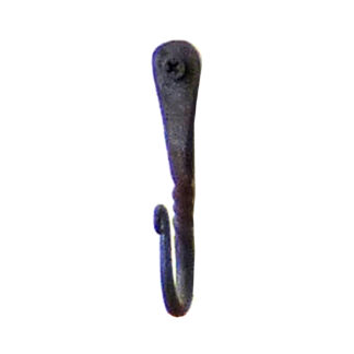 Hand Forged Iron Coat Hook 80mm #3297