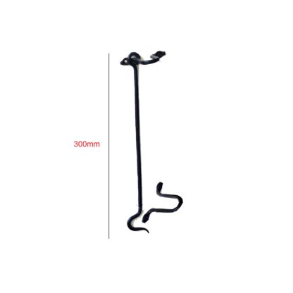 Hand Forged Iron Cabine Hook 300mm #3317 - Image 2