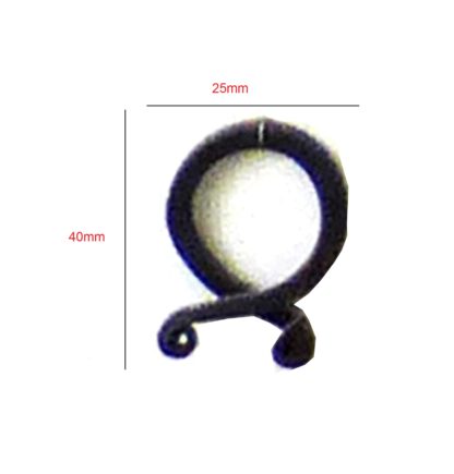 Hand Forged Iron Pandent 40mm #3329 - Image 2