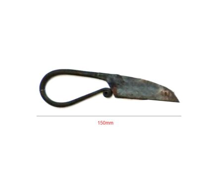 Hand Forged Iron Knife 150mm #3363 - Image 2