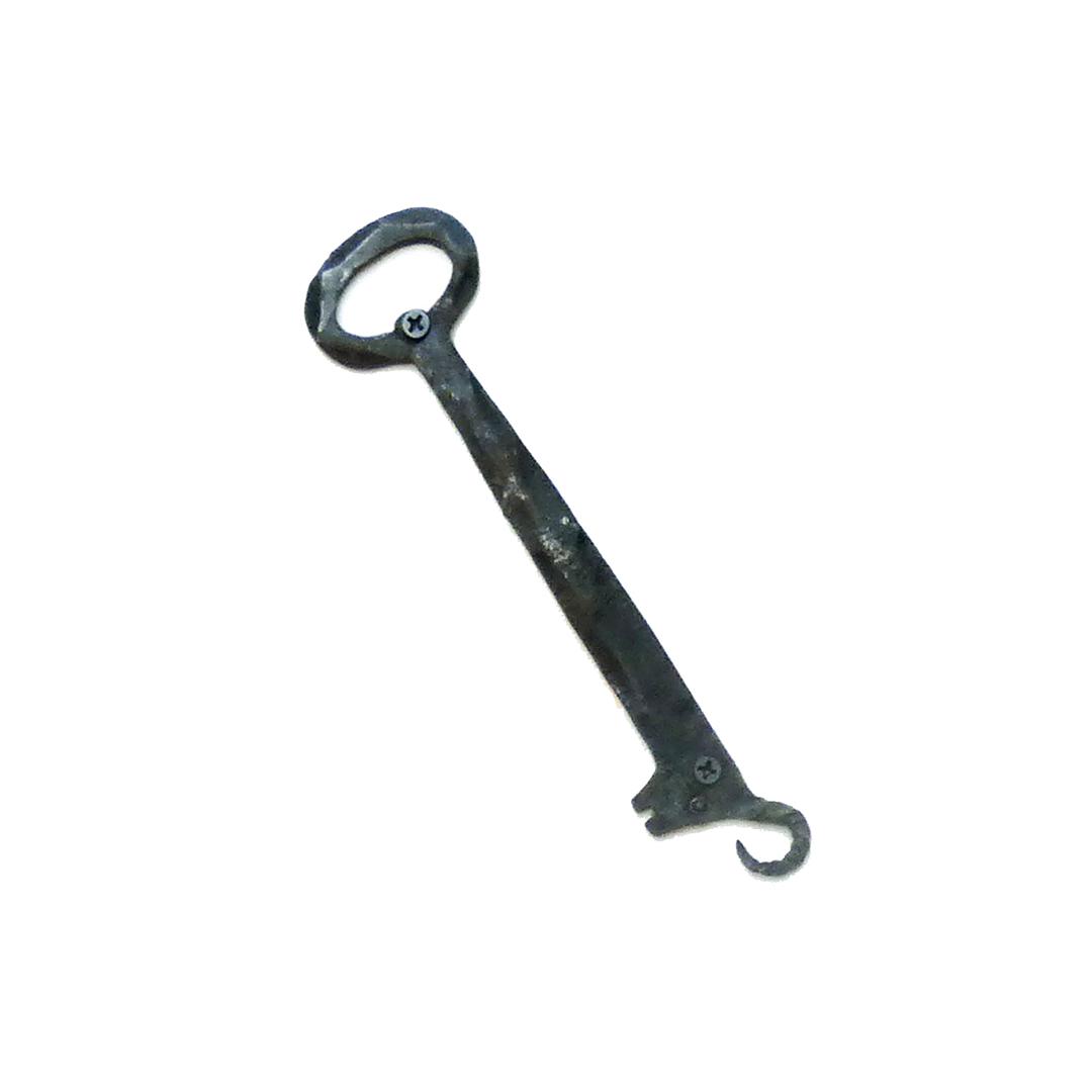 Hand Forged Iron Bottle Opener 175mm #3374