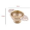 Brass Tea Strainer Mesh Grill design 60mm #3796 Patine finish - Image 2