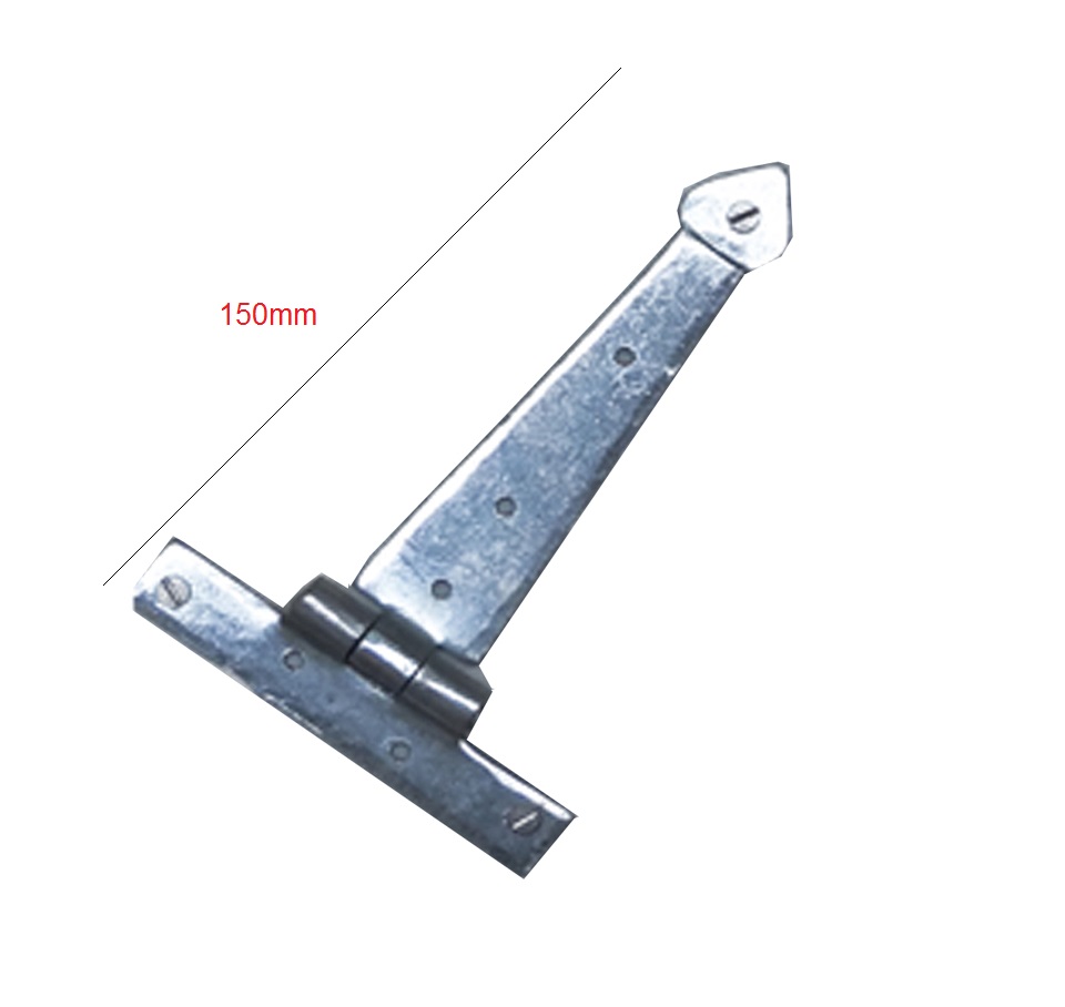 Hand Forged Iron T-Hinge-Spear 150mm #536 - Image 2
