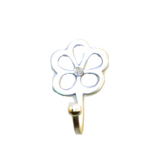 Aluminum Curtain Tie Hook - Flower 60mm #562