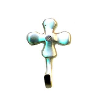 Aluminum Curtain Tie Hook - Cross 70mm #584