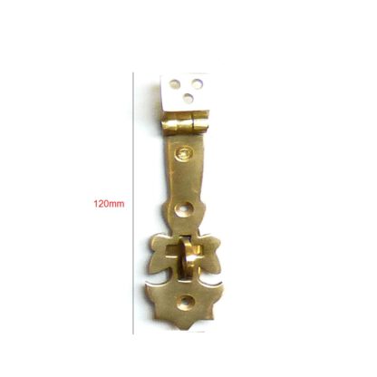 Brass Hasp & Staple 120mm #590 - Image 2