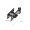 Heavy Duty Security Swivel Locking Bar Hasp & Staple Black 210x52mm #632 - Image 2