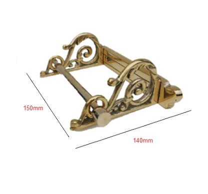 Brass Victorian Stunning Toilet Roll Holder Antique Collections Toilet Roll Holder Wall Mounted - Simple Style Toilet Paper Holder for Bathroom – Brass Novelty Toilet Roll Holder Wall Mount Brass Antique Finish 150mm #6344 - Image 2