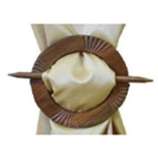 WOOD CURTAIN TIE BACK #6372