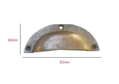 Cast Iron Drawer Cabinet Pull  93mm #958 (Set of 4 Pcs) - Image 2