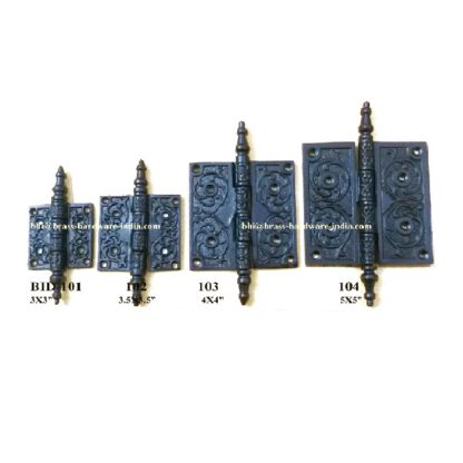 Cast Iron American Decorative Door Hinge 50mm #1362 (Set of 4 Pcs) - Image 4