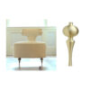 BRASS SOFA CHAIR LEG	175mm#3478 - Image 2