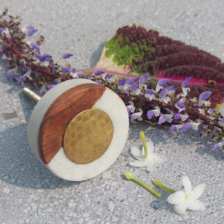 WhatsApp Image 2023-10-25 at 3.05.51 PM CABINET KNOB MARBLE WOOD 40mm #6470 (Set of 6 Pcs)