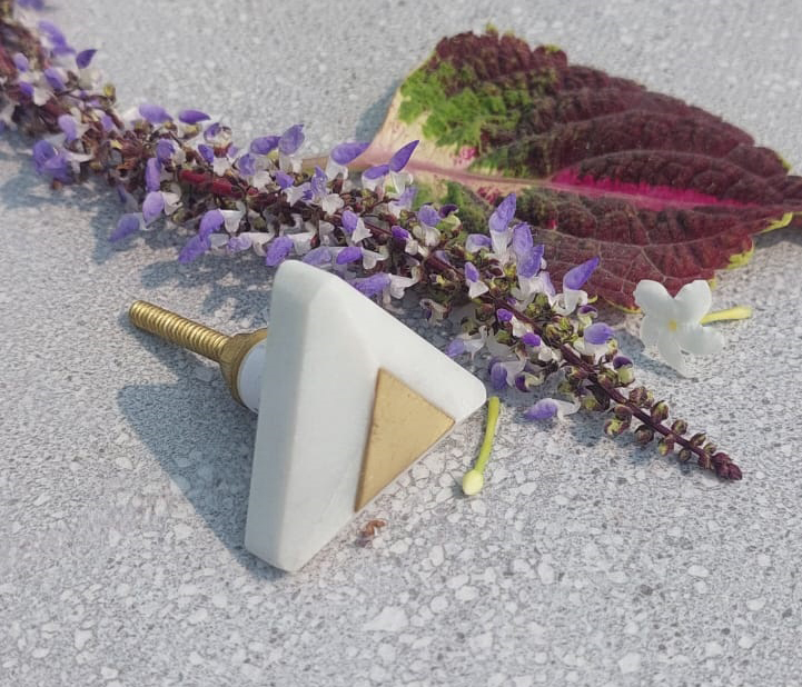 CABINET KNOB MARBLE 40mm #6477 (Set of 6 Pcs)