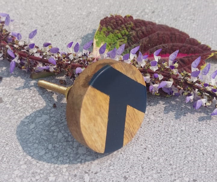 CABINET KNOB WOOD 42mm #6542 (Set of 6 Pcs)