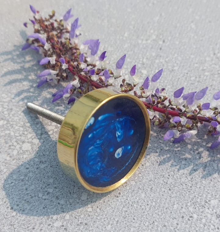 CABINET KNOB BRASS RESIN 40mm #6559 (Set of 6 Pcs)