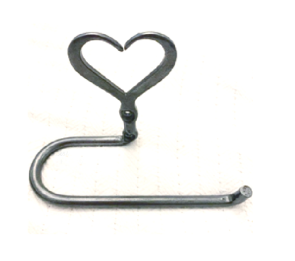 Wrought Iron Metal Toilet Roll Holder for Bathroom Toilet Wall Mount Handmade Bathroom Lavatory Toilet Paper Holder Wall Mount Natural Finish #6365