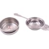 Brass Tea Strainer Decorative Handle with Drop-Dip Cup 195mm #3799 Nostalgic design - Image 3